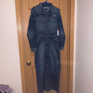 Jumper Dress Denim, ankle length